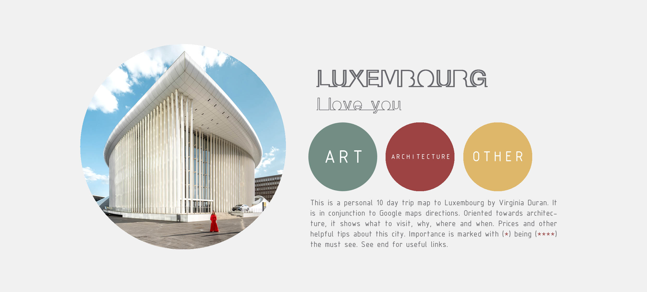 Luxembourg Architecture Guide by Virginia Duran-